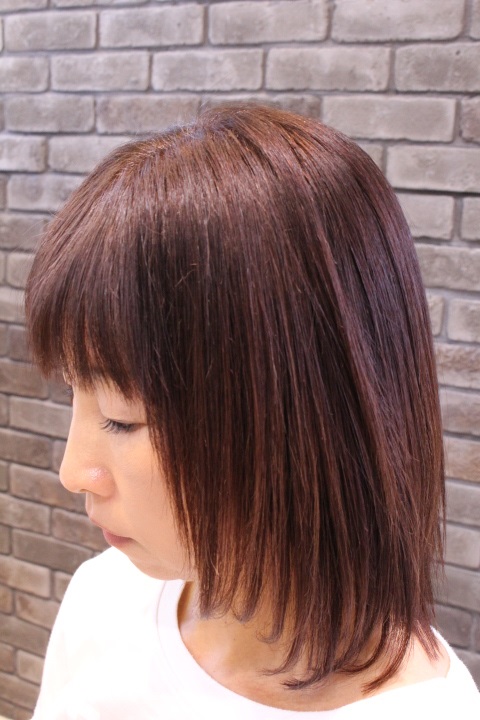 春のストレートパーマ